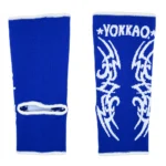 YOKKAO TRIBAL MUAY THAI ANKLE GUARDS BLUE
